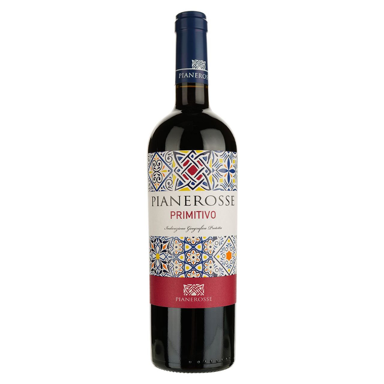 Вино Paololeo Pianerosse Primitivo сухе червоне 14% 0.75 л